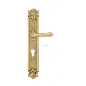 Дверная ручка Venezia VIGNOLE CYL на планке PL97 полированная латунь Дверная ручка Venezia VIGNOLE CYL на планке PL97 полированная латунь