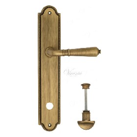 Дверная ручка Venezia VIGNOLE WC на планке PL98 матовая бронза Дверная ручка Venezia VIGNOLE WC на планке PL98 матовая бронза
