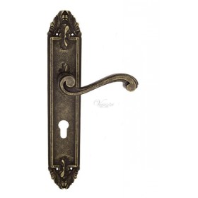 Дверная ручка Venezia VIVALDI CYL на планке PL90 античная бронза Дверная ручка Venezia VIVALDI CYL на планке PL90 античная бронза