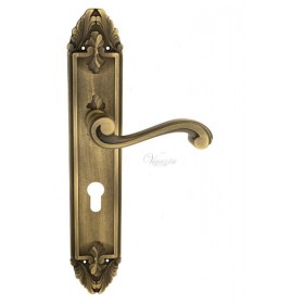 Дверная ручка Venezia VIVALDI CYL на планке PL90 матовая бронза Дверная ручка Venezia VIVALDI CYL на планке PL90 матовая бронза