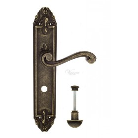 Дверная ручка Venezia VIVALDI WC на планке PL90 античная бронза Дверная ручка Venezia VIVALDI WC на планке PL90 античная бронза