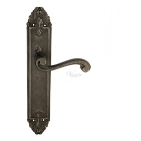 Дверная ручка Venezia VIVALDI на планке PL90 античное серебро Дверная ручка Venezia VIVALDI на планке PL90 античное серебро