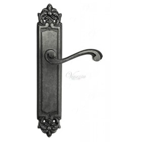 Дверная ручка Venezia VIVALDI на планке PL96 античное серебро Дверная ручка Venezia VIVALDI на планке PL96 античное серебро