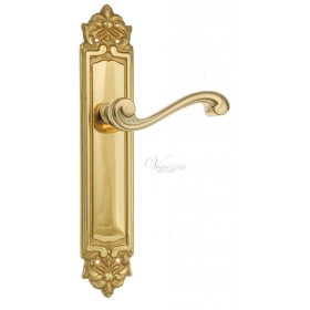 Дверная ручка Venezia VIVALDI на планке PL96 полированная латунь Дверная ручка Venezia VIVALDI на планке PL96 полированная латунь