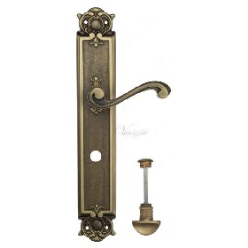 Дверная ручка Venezia VIVALDI WC на планке PL97 матовая бронза Дверная ручка Venezia VIVALDI WC на планке PL97 матовая бронза