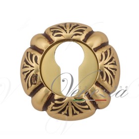 Накладка дверная под цилиндр Venezia D5 Матовая Бронза