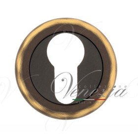 Накладка Дверная Под цилиндр Venezia D1 Темная Бронза