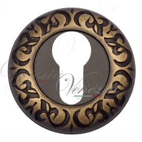 Накладка Дверная Под Цилиндр Venezia Cyl-1 D4 Темная Бронза