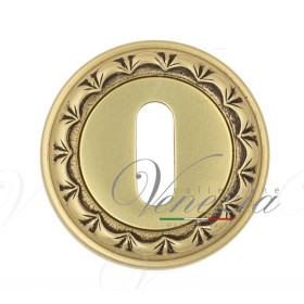Накладка Дверная Под Ключ Буратино Venezia Key-1 D2 Французское Золото + Коричневый Накладка Дверная Под Ключ Буратино Venezia Key-1 D2 Французское Золото + Коричневый