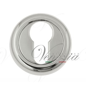 Накладка Дверная Под Цилиндр Venezia Cyl-1 D1 Полированный Хром