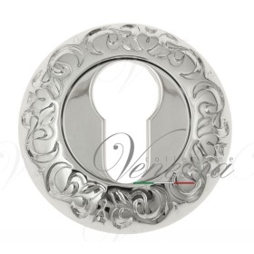 Накладка Дверная Под Цилиндр Venezia Cyl-1 D4 Полированный Хром