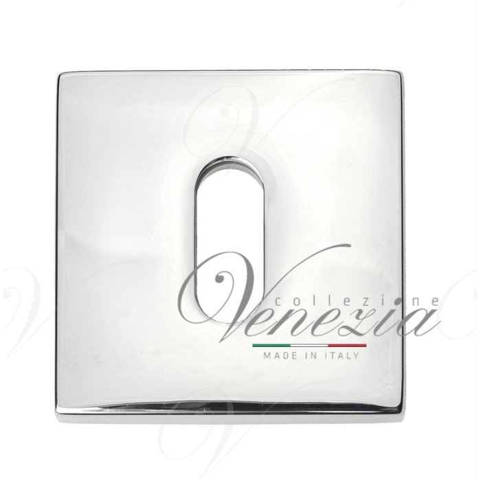 Накладка Дверная Квадратная Под Ключ Буратино Venezia Unique Key-20 Полированный хром