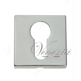 Накладка Дверная Квадратная Под Цилиндр Venezia Unique Cyl-20 Полированный Хром Накладка Дверная Квадратная Под Цилиндр Venezia Unique Cyl-20 Полированный Хром