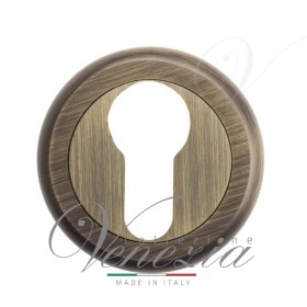 Накладка Дверная Под Цилиндр Venezia Cyl-1 D1 Матовая Бронза