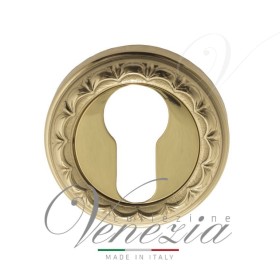 Накладка Дверная Под Цилиндр Venezia Cyl-1 D2 Полированная Латунь