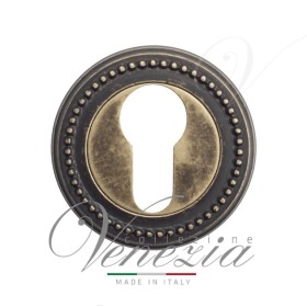 Накладка Дверная Под Цилиндр Venezia Cyl-1 D3 Античная Бронза