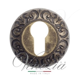 Накладка Дверная Под Цилиндр Venezia Cyl-1 D4 Античная Бронза