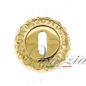 Накладка Дверная Под Ключ Буратино Venezia Key-1 D4 Полированная Латунь