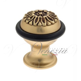 Упор Дверной Напольный Venezia St5 Французское Золото + Коричневый