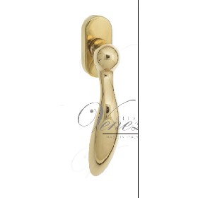 Ручка Venezia MAGGIORE оконная FW полированная латунь