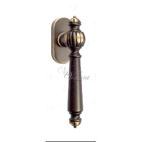 Ручка Venezia PELLESTRINA оконная FW темная бронза