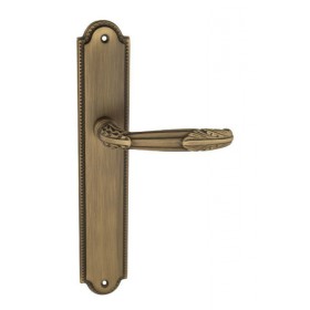 Дверная ручка Venezia ANGELINA на планке PL98 матовая бронза Дверная ручка Venezia ANGELINA на планке PL98 матовая бронза