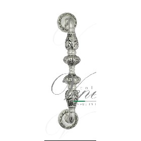 Ручка Скоба Venezia Lucrecia D2 Натуральное Серебро + Черный