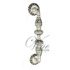 Ручка Скоба Venezia Lucrecia D4 Натуральное Серебро + Черный