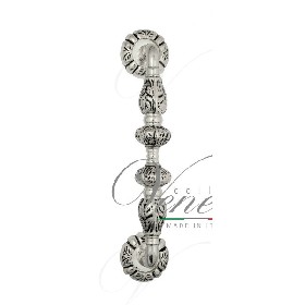 Ручка Скоба Venezia Lucrecia D5 Натуральное Серебро + Черный