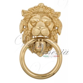 Дверная Стучалка Venezia Leone 190X110 Полированная Латунь New