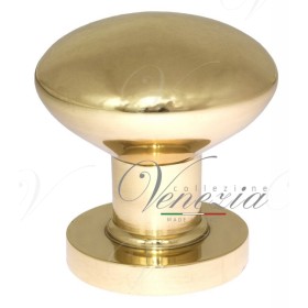 Ручка Дверная Кноб Venezia P20 65 мм Полированная Латунь