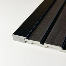 Завершающая рейка 22х2900мм для стеновых панелей из дюрополимера 3D RAIL черная