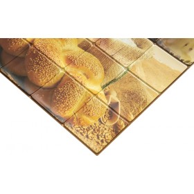 Стеновая панель ПВХ Плитка 955x480 мм хлебный дом