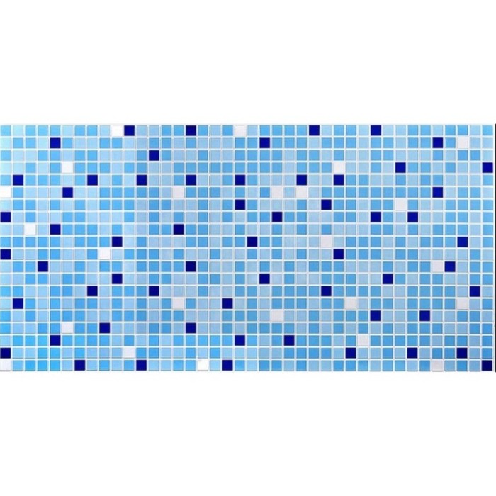 Стеновая панель ПВХ Мозаика 955x480 мм синий