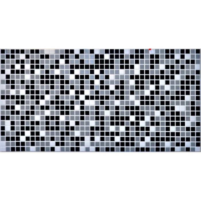 Стеновая панель ПВХ Мозаика 955x480 мм черный