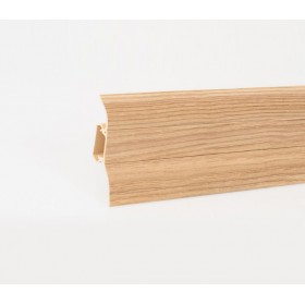 Пластиковый плинтус Korner (Кёрнер) LP 52.1 с кабель-каналом 52х26х2500 Дуб Натуральный