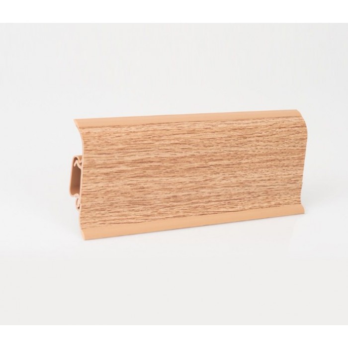 Пластиковый плинтус Korner (Кёрнер) Wood Collection с кабель-каналом 58х21х2500 Дуб Дачный
