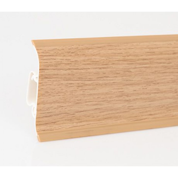 Пластиковый плинтус Korner (Кёрнер) Wood Collection с кабель-каналом 58х21х2500 Дуб Доска