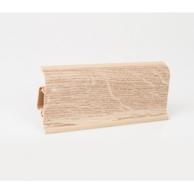 Пластиковый плинтус Korner (Кёрнер) Wood Collection с кабель-каналом 58х21х2500 Дуб Ливерпуль