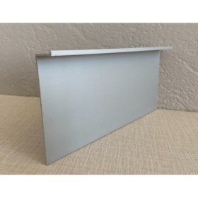 Плинтус алюминиевый ЭКО под гипсокартон производство Россия 60x3000мм серебро