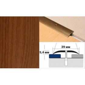 Алюминиевый напольный Порог A39 39х5,4 Декорированный Вишня Алюминиевый напольный Порог A39 39х5,4 Декорированный Вишня