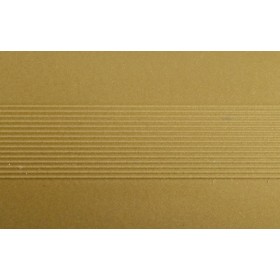 Алюминиевый напольный Порог А6 37х2,8 Крашеный порошковой эмалью Золото КР