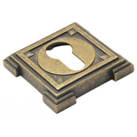 Накладка квадратная под евроцилиндр Adden Bau SC VQ001 Состаренная бронза