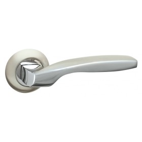 Ручка Fuaro (Фуаро) раздельная R.AR54.BOSTON (BOSTON AR) 140mm SN/CP-3 матовый никель/хром Ручка Fuaro (Фуаро) раздельная R.AR54.BOSTON (BOSTON AR) 140mm SN/CP-3 матовый никель/хром