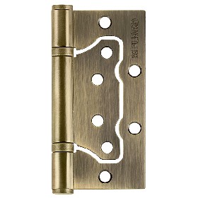 Петля Fuaro (Фуаро) универсальная без врезки IN4500W-BL AB (500-2BB/BL 100x2,5) бронза БЛИСТЕР