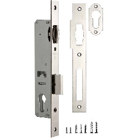 Корпус Fuaro (Фуаро) узкопрофильного замка с роликовой защелкой PROF155-25 (155-25) CP хром