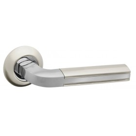 Ручка Fuaro (Фуаро) раздельная R.RM54.LARGO (LARGO RM) SN/CP-3 матовый никель/хром Ручка Fuaro (Фуаро) раздельная R.RM54.LARGO (LARGO RM) SN/CP-3 матовый никель/хром