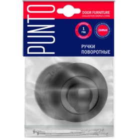 Ручка Punto (Пунто) поворотная BK6 ZR SN/CP-3 матовый никель/хром