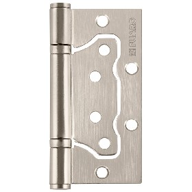 Петля Fuaro (Фуаро) универсальная без врезки IN4500W SN (500-2BB 100x2,5) мат. никель