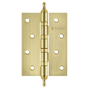 Петля Fuaro (Фуаро) универсальная IN4400UA-BL SB (4BB/A/BL 100x75x2,5) мат. золото БЛИСТЕР Петля Fuaro (Фуаро) универсальная IN4400UA-BL SB (4BB/A/BL 100x75x2,5) мат. золото БЛИСТЕР